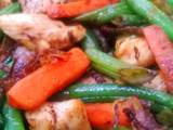 A picture of Black Pepper Chicken Veggie Stir Fry.