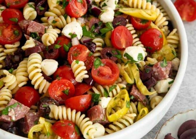 A picture of Gluten-Free Italian Pasta Salad.