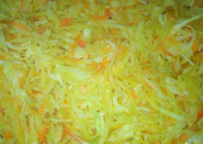 A picture of Steamed cabbage #festiveseasoncontestkakamega #authormarathon.