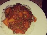 A picture of Mince veggie stew.