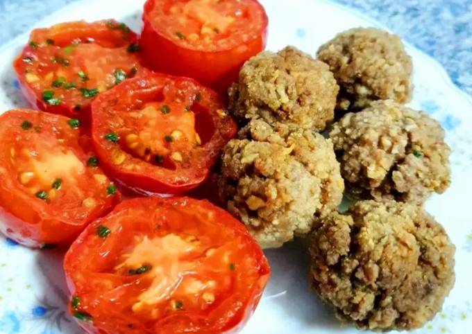 A picture of Grilled tomatoes.