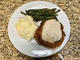 A picture of Chicken Fried Deer Steak.