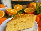 A picture of Orange sponge cake 🍊 (bizcocho de naranja).