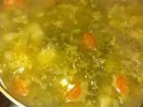 A picture of Vegetable soup.