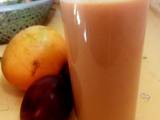 A picture of Mango and Tree Tomato Smoothy.