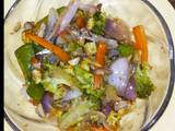 A picture of Mixed vegetables stir fry.