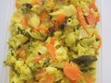 A picture of Mama's Cabbage and Carrot Curry.