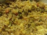 A picture of Vegetable fried rice.