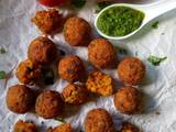 A picture of Tomato Rice Fritters/ball#recreatedish.