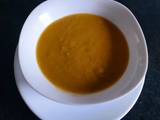 A picture of My Thick Leek & Sweet Potato Soup.