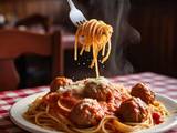 A picture of Delicious spaghetti.