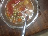 A picture of Vegetable soup.