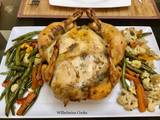 A picture of Roasted Chicken With Vegetables.