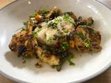 A picture of Pan-Fried Cod and Artichoke in a Caper Calamondin Butter Sauce.