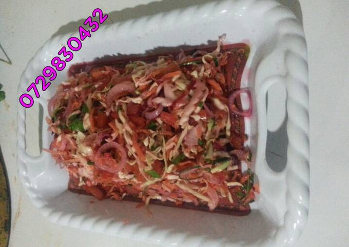 A picture of Beetroot cabbage#kidsrecipe contest.