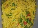 A picture of Veggie Spaghetti.