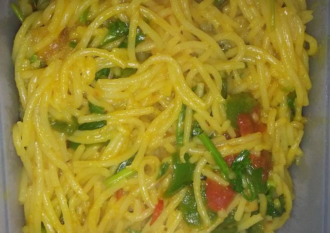 A picture of Veggie Spaghetti.