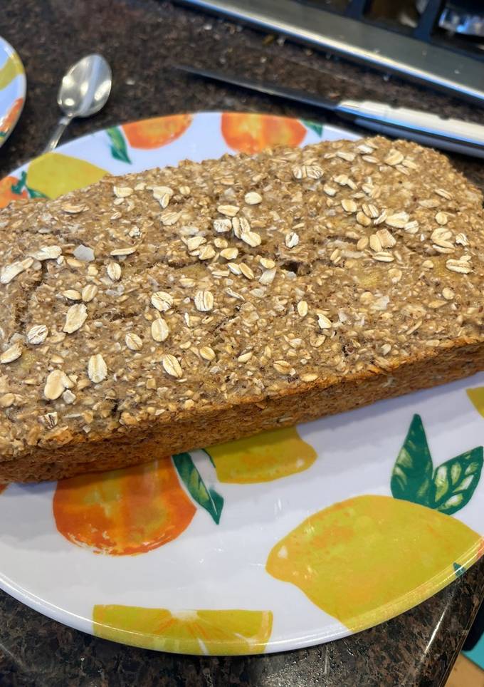 A picture of Healthy Filling Banana Coconut Bread.