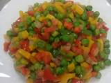 A picture of Buttered Sauteed mixed vegetables.