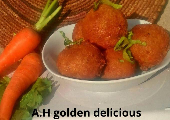 A picture of Vegetable yam balls.