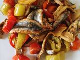 A picture of Anchovy with Vegetables in Oven.