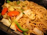 A picture of Super Easy & Inexpensive (Spaghetti) Vegetable Chow Mein.