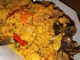 A picture of Fried vegetable couscous😋.