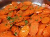 A picture of Glazed carrots.