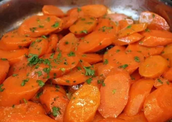 A picture of Glazed carrots.