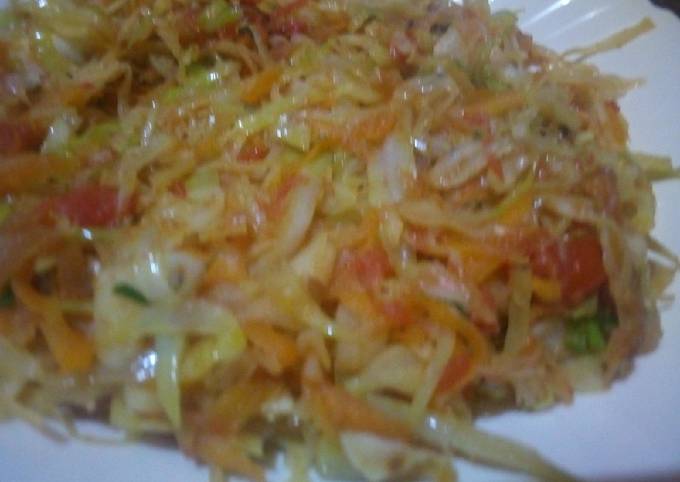 A picture of Fried cabbage.