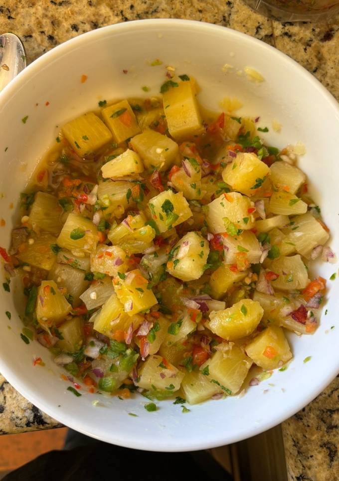 A picture of Pineapple Salsa￼.