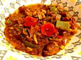 A picture of Seitan Mushroom Lentil Stew (Vegan).