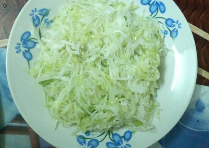 A picture of Steamed cabbage #seasonalingredientscontest#.