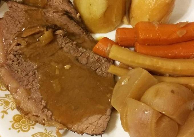 A picture of Perfect Pot Roast & Vegetables.