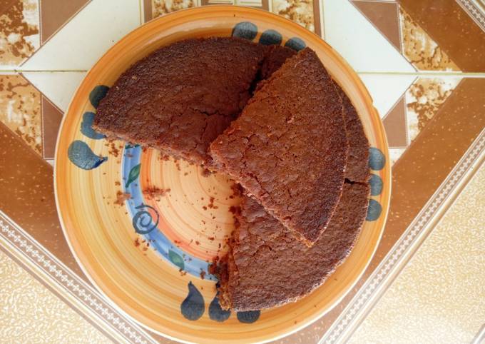 A picture of Chocolate sponge cake.