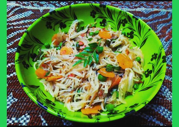 A picture of Vegetable Vermicelli/ Namkeen jave.