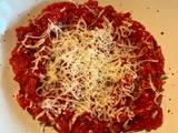 A picture of Creamy beetroot risotto.