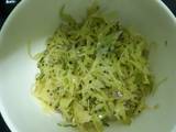 A picture of Quick Cabbage with Mustard seeds.