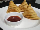 A picture of Layered Vegetable Samose.