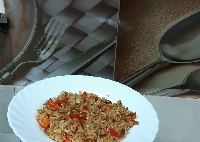 A picture of Vegetable Fried Rice.