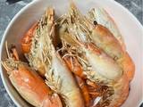 รูปของ กุ้งเผาจากหม้อทอดไน้น้ำมัน