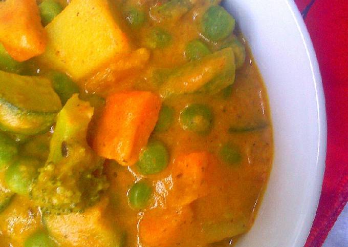 A picture of Veggie Korma.