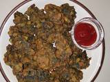 A picture of Baked vegetable fritters.