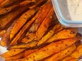 A picture of Sweet potatoes fries.