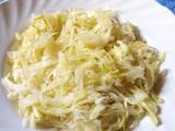 A picture of Steamed cabbage.