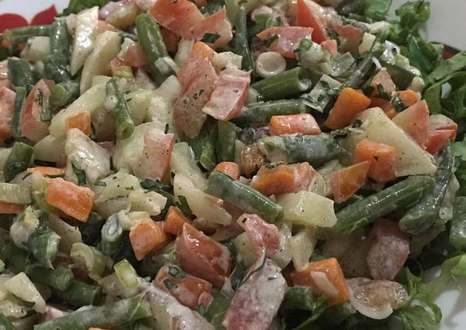 A picture of Vegetable salad.