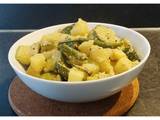 A picture of Courgette in Poppy seeds sauce.