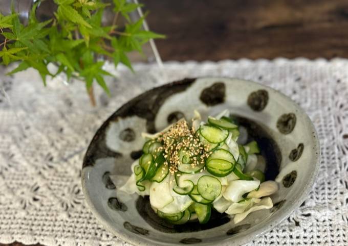 A picture of Turnip and Cucumber Salad.