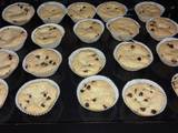 A picture of Chocolate chip cookie cupcakes.