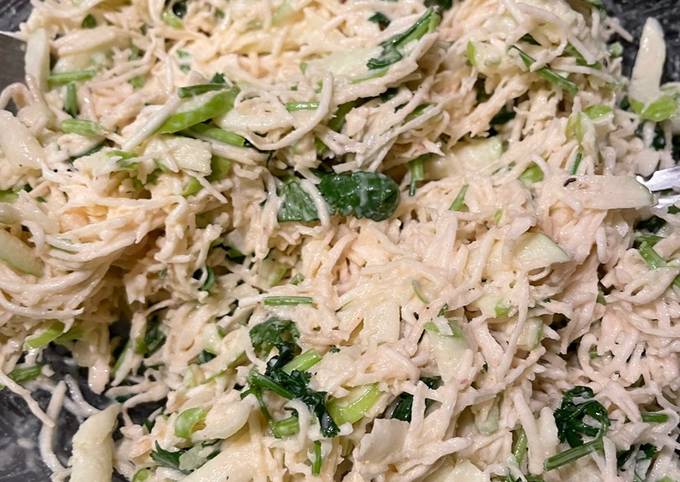 A picture of Celeriac coleslaw.